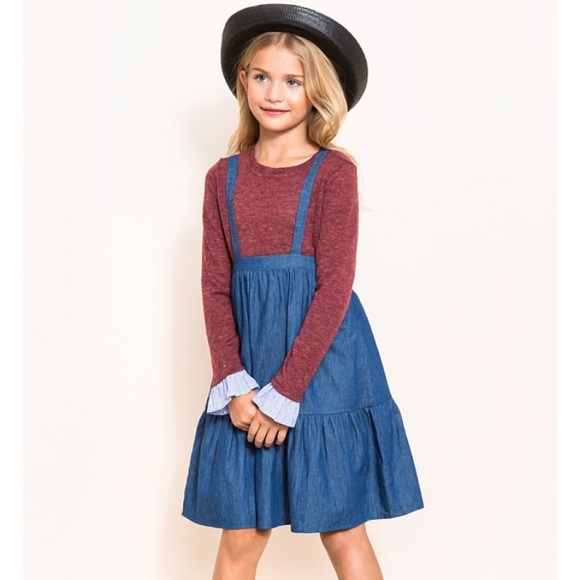 Other - Overall Denim Dress for Girl